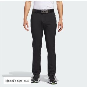 Adidas Ultimate365 Tapered Golf Pants in black, size 36x32.